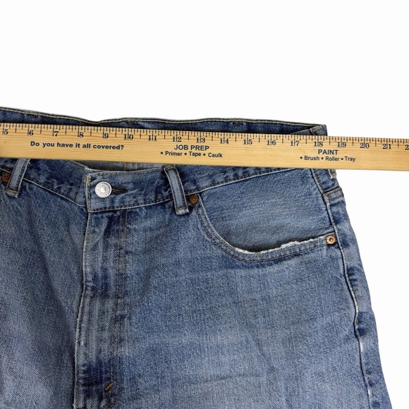 Levi's 550 Shorts Mens 36 Blue 100% Cotton Jorts Relaxed Fit Baggy Skater Grunge - Picture 5 of 9